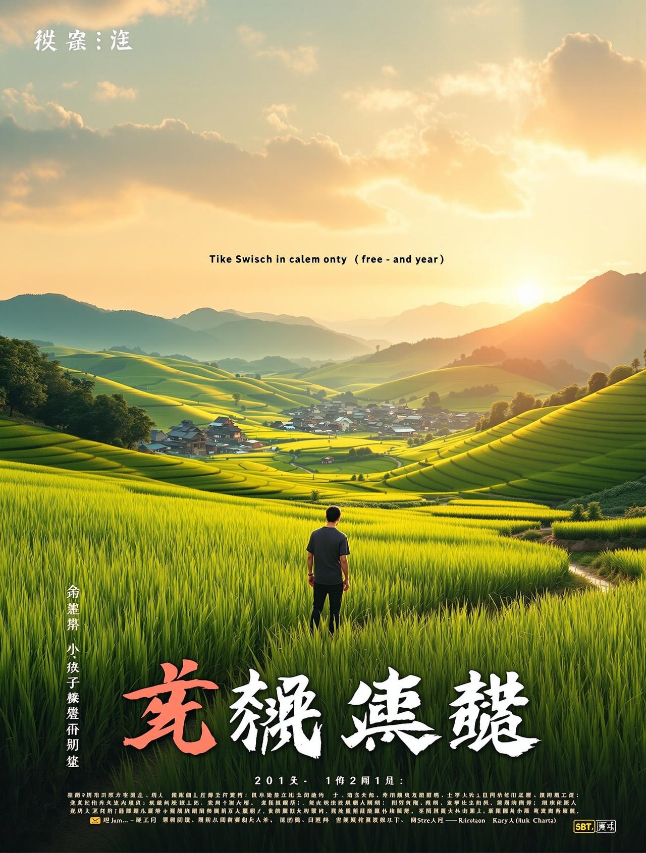漫漫看电视剧大全作品《稻香人家》海报 - 乡村温情题材短剧